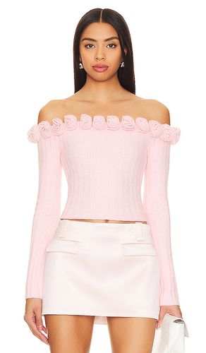 Jalin Rosette Sweater in . Taglia XS, XXS - MAJORELLE - Modalova