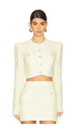 Mirana Cardigan in Lemon. - size M (also in S, XS) - MAJORELLE - Modalova