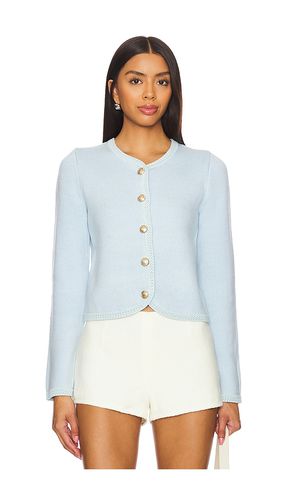 Julane Cardigan in Baby Blue. - size L (also in M, S, XS) - MAJORELLE - Modalova