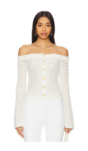 Clare Crochet Cardigan in . Size L. Also in S, XS - MAJORELLE - Modalova