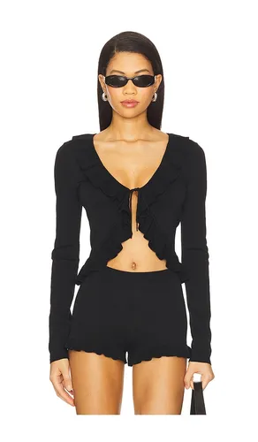 Layilah Ruffle Cardigan in . - size L (also in M, S, XL, XS) - MAJORELLE - Modalova