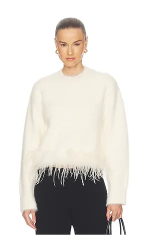 Kaelen Feather Sweater in . - size L (also in M, S, XS) - MAJORELLE - Modalova