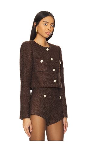 Riah Jacket in Chocolate. - size L (also in M) - MAJORELLE - Modalova