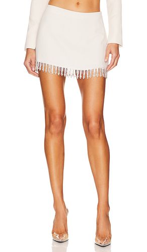 Aurora Mini Skirt in Cream. - size L (also in M, S, XL) - MAJORELLE - Modalova