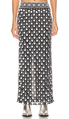 Falda cirie embellished maxi en color negro talla M en - Black. Talla M (también en L, S, XL, XXS) - MAJORELLE - Modalova