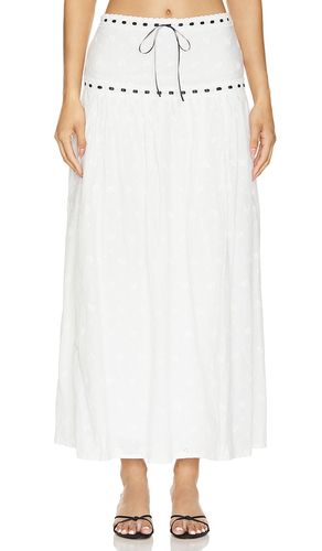 Falda maxi carmen en color talla L en - White. Talla L (también en XL) - MAJORELLE - Modalova