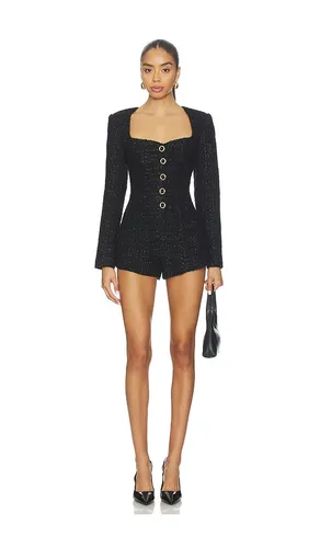 Selene Tweed Romper in . Size L. Also in XL - MAJORELLE - Modalova
