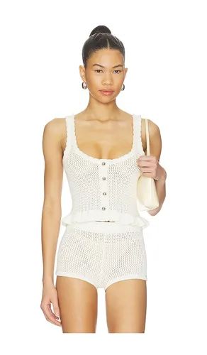 Fionina Pointelle Tank in . - size L (also in M, S, XL) - MAJORELLE - Modalova