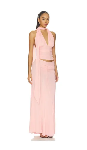 Chantal Halter Top in Rose. - size M (also in S, XS) - MAJORELLE - Modalova