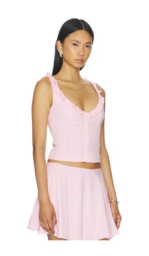 Celia Top in Pink. - size L (also in M, S, XL, XS, XXS) - MAJORELLE - Modalova
