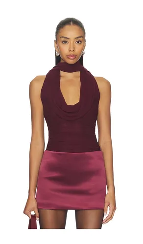 Leslie Top in Burgundy. - size L (also in XL) - MAJORELLE - Modalova