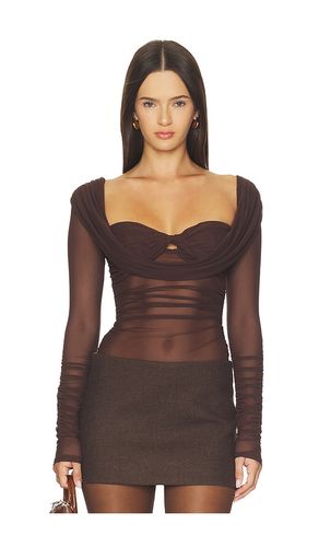 Simone Top in Brown. - size XXS (also in XS, S, M, L, XL) - MAJORELLE - Modalova