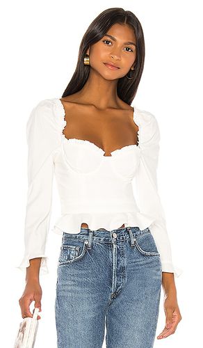 Corie Top In White in . Size L, XS, XXS - MAJORELLE - Modalova