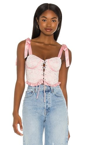 Lyla Bustier Top in Pink. - size M (also in S, XL, XS) - MAJORELLE - Modalova