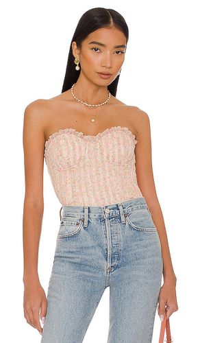 Ilaria Bustier Top in Blush. - size L (also in M, XL, XS) - MAJORELLE - Modalova