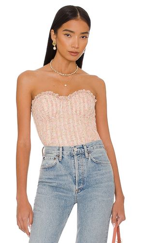 Ilaria Bustier Top in Blush. - size M (also in XL) - MAJORELLE - Modalova