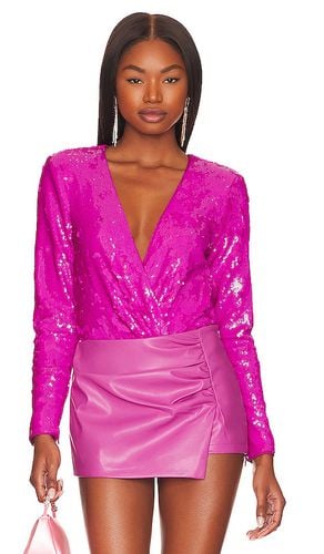 Malia Bodysuit in Fuchsia. - size S (also in XS) - MAJORELLE - Modalova