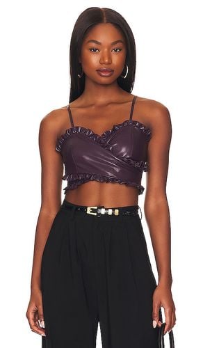 Issa Crop Top in Purple. - size XL (also in XS) - MAJORELLE - Modalova