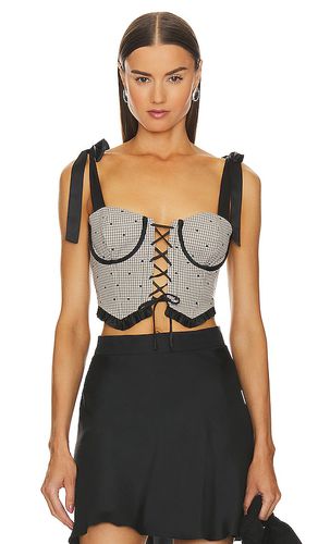 Lyla Bustier Top in Grey. - size L (also in M, XS) - MAJORELLE - Modalova