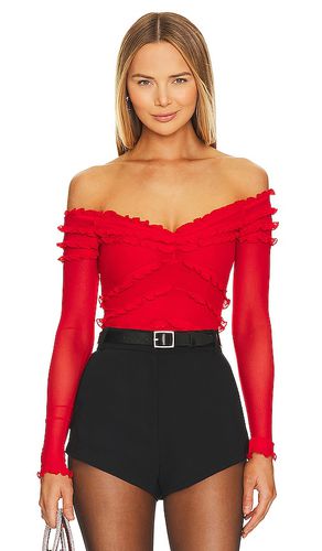 Elise Bodysuit in Red. - size M (also in L, S, XL, XS, XXS) - MAJORELLE - Modalova