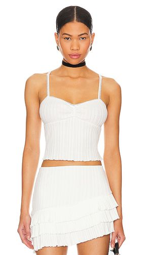 Ines top en color talla M en - White. Talla M (también en L, S, XL, XS) - MAJORELLE - Modalova