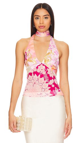 Riviera Top in Medallion in Pink. - size M (also in L) - MAJORELLE - Modalova