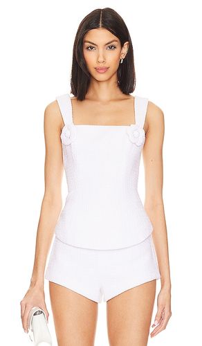 Clemence top en color talla M en - White. Talla M (también en S, XL, XS) - MAJORELLE - Modalova