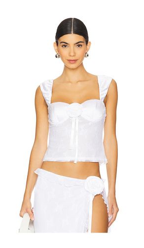 Leonie top en color talla L en - White. Talla L (también en M, S, XL, XS, XXS) - MAJORELLE - Modalova