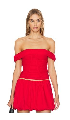 Cara Top in Red. - size L (also in M, S, XL, XS, XXS) - MAJORELLE - Modalova