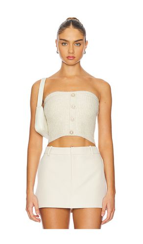 Mirelina tube top en color beige talla L en - Beige. Talla L (también en M, S, XS) - MAJORELLE - Modalova