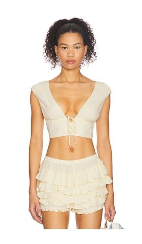 Kaylor Top in Lemon. - size L (also in M, S, XL, XS) - MAJORELLE - Modalova