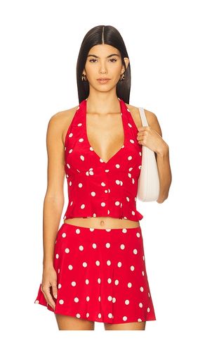 Deanna Halter Top in Red. - size M (also in S, XL, XS) - MAJORELLE - Modalova