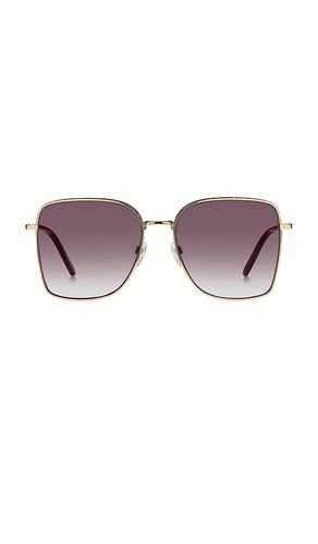 Square Sunglasses in Metallic Gold - Marc Jacobs - Modalova
