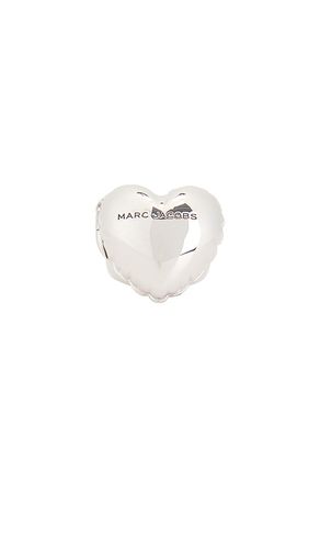 Anillo de medallón heart balloon en color plateado metálico talla 6 en - Metallic Silver. Talla 6 (tambié - Marc Jacobs - Modalova