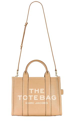 The leather medium tote bag in color tan size all in - Tan. Size all - Marc Jacobs - Modalova