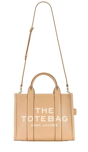 The Leather Medium Tote Bag in Tan - Marc Jacobs - Modalova