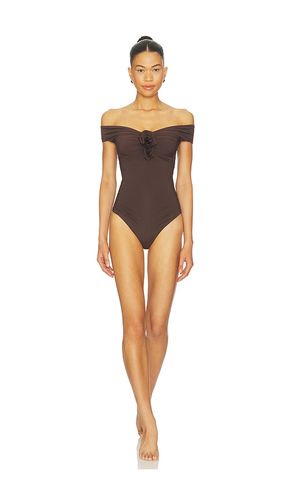 Aljibe One Piece in Brown - Maygel Coronel - Modalova