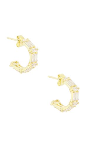 Eclat Hoops Earring in - Mazin Jewels - Modalova