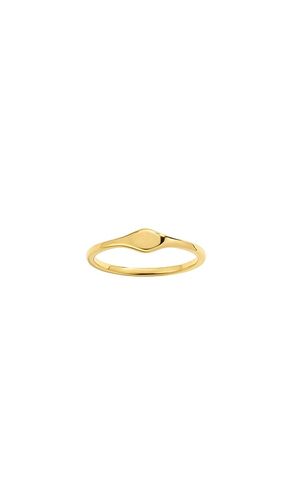 Micro Signet Ring in . Taglia 7. Also in 8 - Mazin Jewels - Modalova
