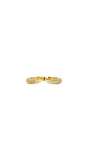 Open Rivet Ring in - Mazin Jewels - Modalova