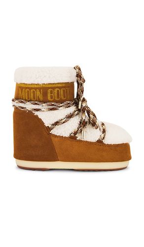 Icon Low Shearling Boot in Brown. - size 33/35 (also in 36-38) - MOON BOOT - Modalova