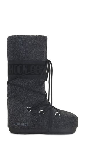 Icon Felt Boot in Black. - size 42/44 (also in 45/47) - MOON BOOT - Modalova