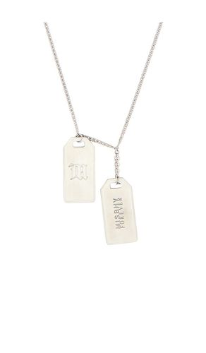 Forever Dog Tag Necklace in - MISBHV - Modalova