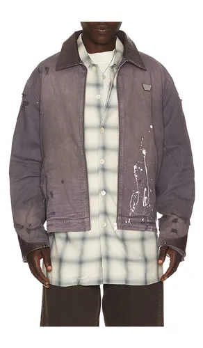 Paint Splatter Canvas Work Jacket in . Size L. Also in M, S - MISBHV - Modalova