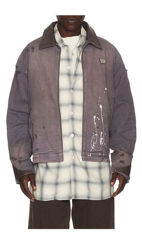 Paint Splatter Canvas Work Jacket in . Taglia S. Also in M, L, XL/1X - MISBHV - Modalova