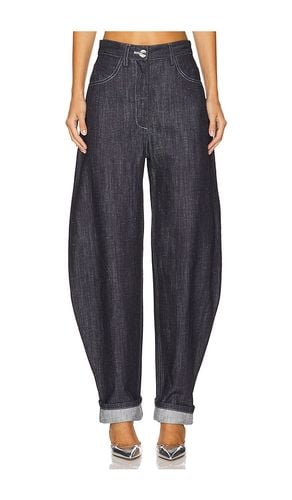 High-Waist Barrel Jeans in Denim-Dark. - size 2 (also in 4) - MATTHEW BRUCH - Modalova