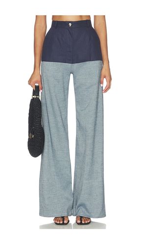 High-waist Combo Jeans in Navy. - size 2 (also in 4, 6) - MATTHEW BRUCH - Modalova