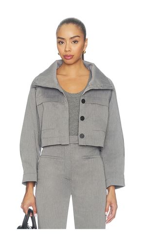 X REVOLVE Funnel Neck Swing Jacket in Grey. - size S (also in XS, M, L) - MATTHEW BRUCH - Modalova