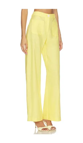 Pleated Barrel Button Pocket Pant in . Size 4. Also in 6 - MATTHEW BRUCH - Modalova