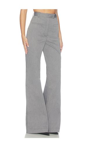 Side Slit Bell Bottom Trouser in Grey. - size 4 (also in 0, 2, 6, 8) - MATTHEW BRUCH - Modalova